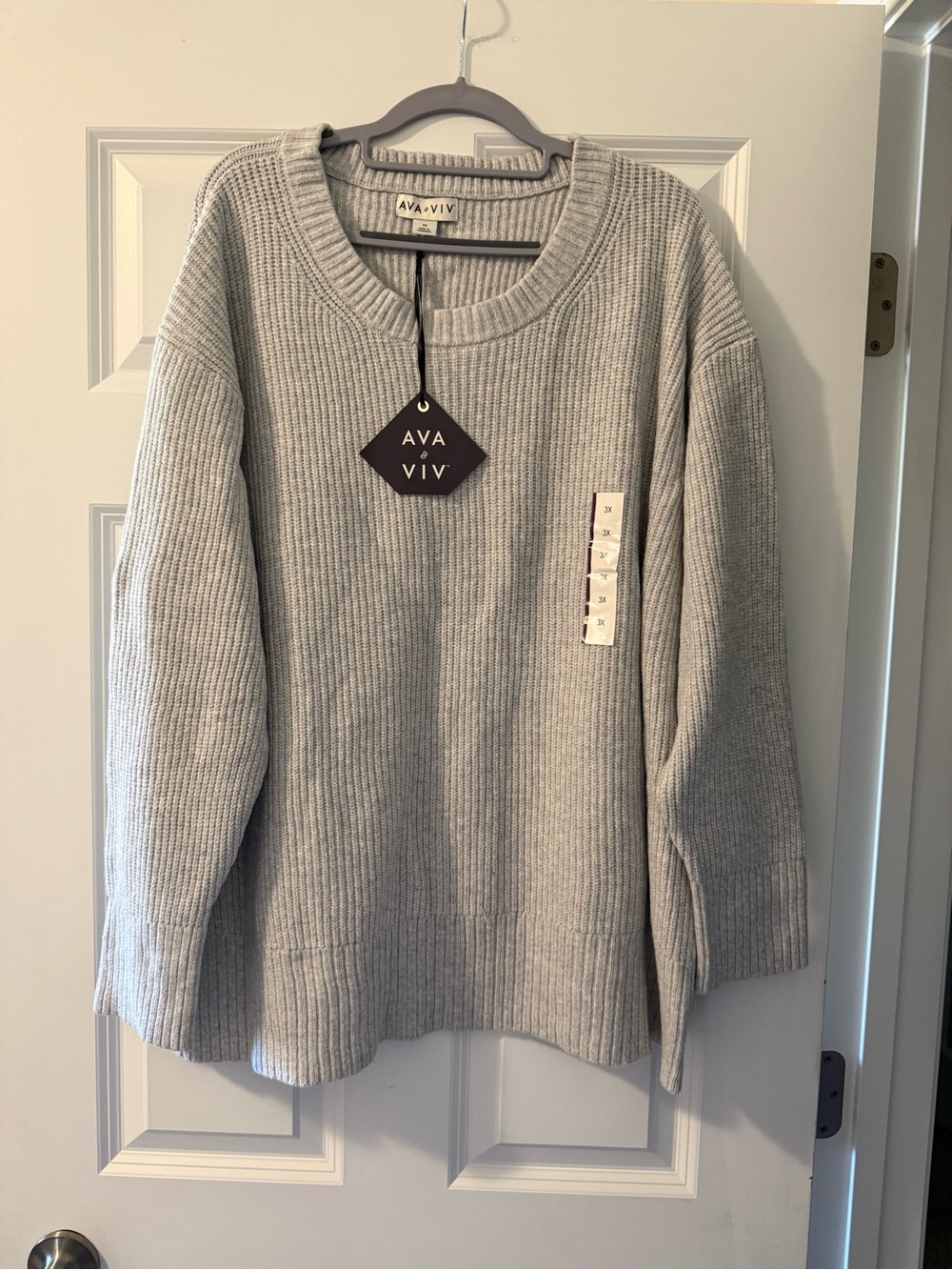 Ava & Viv Ribbed Sweater